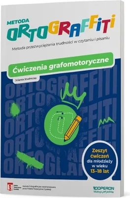Zdjęcie produktu dla Ortograffiti. Ćwiczenia grafomotoryczne 13-18 lat