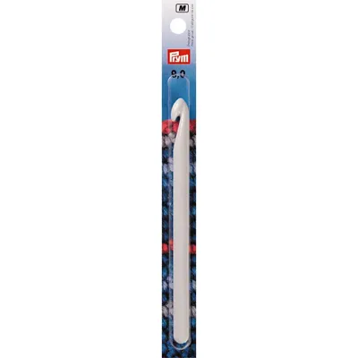 Produktbild von Prym Wollhäkelnadel ohne Griff, Kunststoff, 14cm, 8,0mm, grau