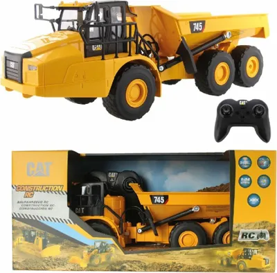 Immagine prodotto di Carrera 1:24 RC CAT 745 Gelenkmuldenkipper 1:24