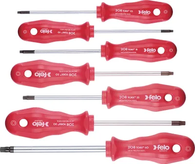 Produktbild von Set surubelnite TORX Felo STANDARD, TX8-TX40, 7 bucati