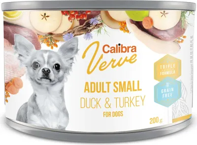 Image de Calibra Dog Gf Verve Adult Petit Canard Et Dinde Box 6X200Gr