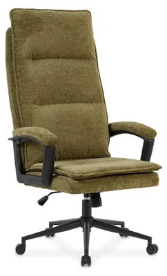Produktbild von di volio Bürostuhl Arcore Ergonomischer Schreibtischstuhl Stoff Sessel Grün