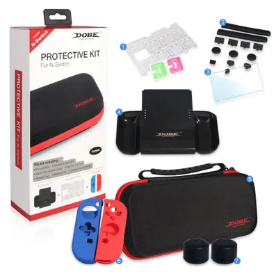 Immagine prodotto di INF Custodia protettiva compatibile con Nintendo Switch con accessori