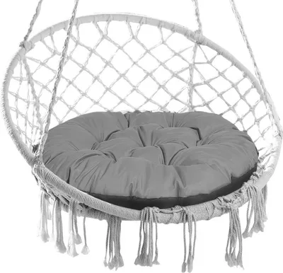 Produktbild von Gartenkissen 65 cm für Hängesessel Storchennest, wasserdicht, grau