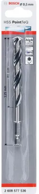Produktbild von Bosch HSS PointTeQ HEX Metallbohrer DIN338 9,5mm, 1er VE, 2608577536