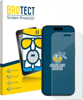 Produktbild von BROTECT Entspiegelungs Schutzglas für Apple iPhone 17 Pro Max Schutzfolie Panzer Folie Glas Display Schutz matt