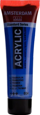 Immagine prodotto di Amsterdam Serie Standard tubo di colore acrilico 20 ml blu oltremare 504
