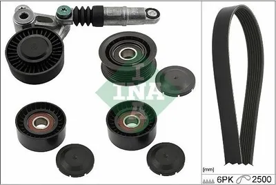 Produktbild von INA 529 0472 10 Keilrippenriemensatz für AUDI A4 Avant (8K5, B8)