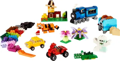 Zdjęcie produktu dla LEGO 10696 Classic Kreatywne Klocki Konstrukcyjne, Średnie Pudełko, Pomysł na Prezent na Urodziny dla Chłopców i Dziewczynek od 4 lat