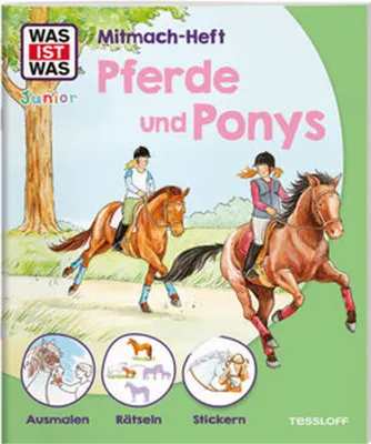 Produktbild von WAS IST WAS Junior Mitmach-Heft Pferde & Ponys