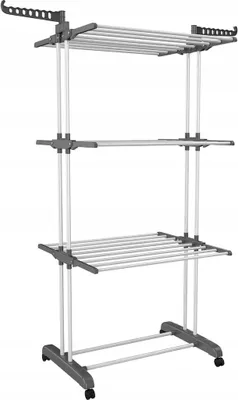 Produktbild von OMNA | Wäscheständer XXXL - 3 Ebenen - Platzsparend - Robust und mobil für drinnen und draußen