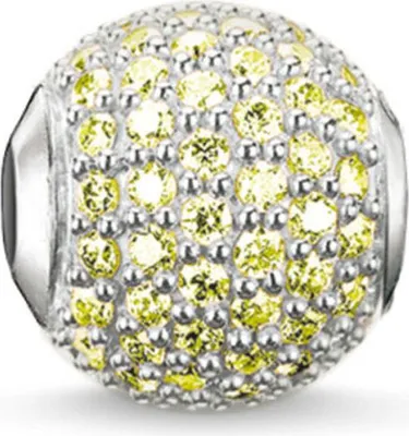 Produktbild von Damenperlen Thomas Sabo K0123-051-33 grün 1,1 cm