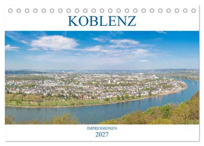 Produktbild von Koblenz Impressionen (Tischkalender 2027 DIN A5 quer), CALVENDO Monatskalender