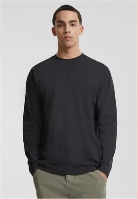 Obrázek produktu pro Pánské tričko s dlouhým rukávem Urban Classics Basic Longsleeve 2-Pack black+black - M