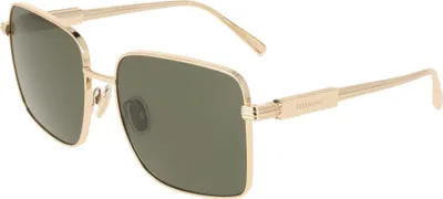 Produktbild von Ferragamo SF330S Gold/green 57/17/140 Damen Sonnenbrillen