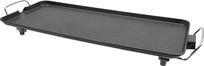 Produktbild von Tragbarer Elektrogrill für draußen - Elektrogrill - 1500 W - Grillfläche 68×28 cm - Temperatur 0–250 °C - Aluminiumlegierung - Kabel 1 m - Schwarz