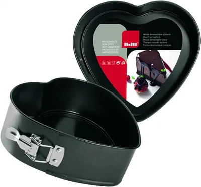Produktbild von Abnehmbare Kuchenform Ibili-Moka, Stahl, 22 cm, schwarz