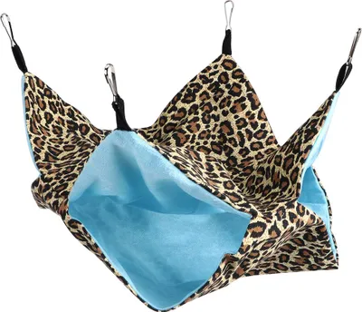 Image de Hamac en toile double couche pour animaux de compagnie Sac de couchage suspendu pour petits animaux de compagnieType C