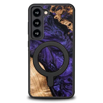 Obrázek produktu pro Dřevěné pouzdro pro Galaxy S23, Bewood Unique Violet pro MagSafe