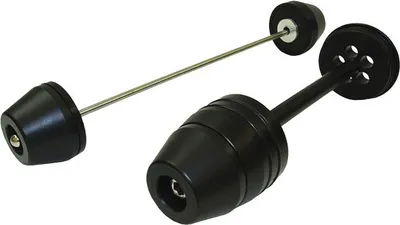 Immagine prodotto di Protezioni antiurto per forcelloni anteriori e posteriori e perni delle forcelle per BMW R1200R, R1200RS, R1200RT LC, colore nero