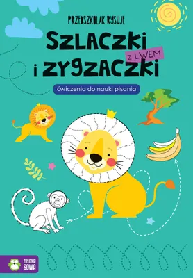 Obrázek produktu pro Przedszkolak rysuje Szlaczki i zygzaczki z lwem