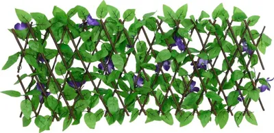 Produktbild von vidaXL Rankgitter mit Künstlichem Efeu Erweiterbar Grün 180x20 cm