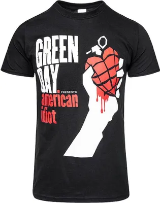 Immagine prodotto di Green Day - Maglietta "American Idiot" per uomo/donna Unisex RO600 (M) (Nero)