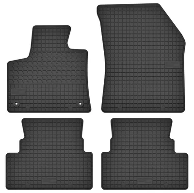 Produktbild von Gummimatten Fußmatten Schwarz für Opel Grandland X 2017-2024 Set 4-tlg