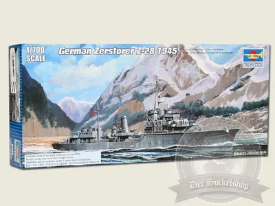 Obrázok produktu pre Trumpeter 1:700 5790 Nemecký torpédoborec Z-28, 1945