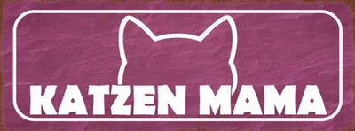 Produktbild von vianmo Holzschild 10x27 cm Katzen Mama Tier Haustier