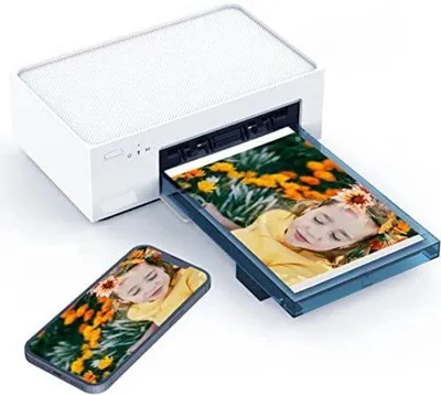 Produktbild von Farbdrucker - Foto-Drucker Für Smartphone - Mobiler Farbdrucker - Farbdrucker Für Mobil - Weiß