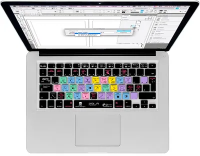 Zdjęcie produktu dla InDesign Keyboard Cover German dla MacBook Pro/Air