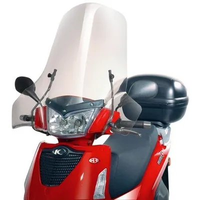 Produktbild von Givi Windschild 137AG transparent, 640 mm hoch, 710 mm breit für Kymco People S 50-125-200 (05>15), mit ABE