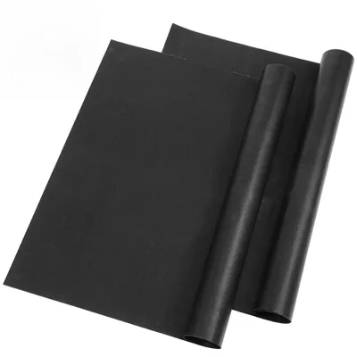 Image de Tapis de four, 40 x 50 cm, tapis de cuisson réutilisable pour four, résistant à la chaleur, tapis de four universel, adapté aux fours, plaques de cuisson, micro-ondes et grills.