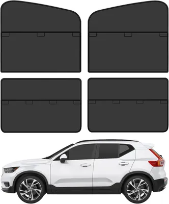 Produktbild von Autosonnenblende 2 Stück, magnetisch, UV-Schutz, Polyester, für Auto