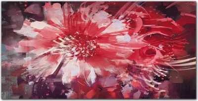 Produktbild von Coloray Bild aus Leinwand 100x50 Leinwand Dekoration - Blumen pflanzen