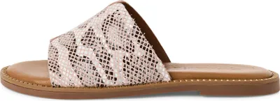 Produktbild von Tamaris Damen Pantolette aus Leder mit Tiermuster 1-27136-44, Größe:37 EU, Farbe:Beige