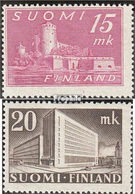 Produktbild von Briefmarken Finnland 1945 Mi 317-318 (kompl.Ausg.) postfrisch Freimarken