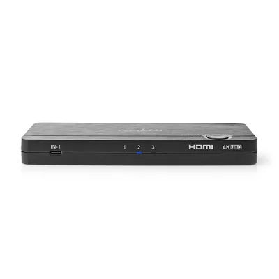 Produktbild von Nedis HDMI  Converter - USB-C Female / 2x HDMI Input / 4x USB A Female - 1x HDMI Output - 1-Weg - 4K@60Hz - 18 Gbps - ABS - Anthrazit
