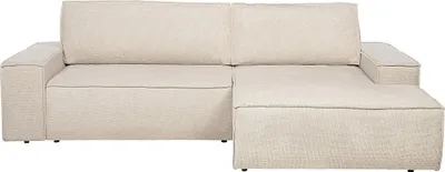 Produktbild von Vente-unique AMELIA, Ecksofa, Wohnzimmer, Beige, 4 Sitz(e), Beige, 600 kg