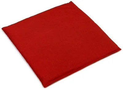 Produktbild von Rapssamenkissen 24x24cm kirschrot | Wärmekissen Kühlkompresse Körnerkissen