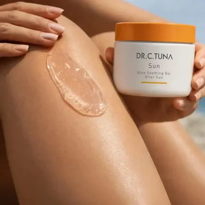 Produktbild von Dr. C. Tuna Aloe Vera After Sun Gel 110 ml – Beruhigendes After-Sun Gel mit 93 % Bio-Aloe-Vera-Saft für Gesicht & Körper