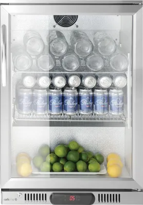 Image de Réfrigérateur de bar à 1 porte, Arctic, 75 L, argent, 220-240 V/120 W, 530 x 500 x (H) 840 mm