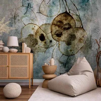 Produktbild von Selbstklebende Folie Fototapete - Nature and Lunaria 441x315 cm Abstrakt b-C-0804-a-a