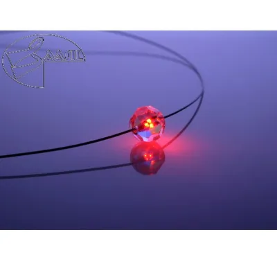 Produktbild von Collier LED Kristall Ball Rot Crystal mit Swarovski® Elements
