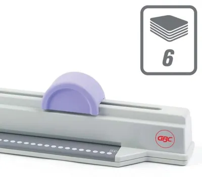 Produktbild von GBC CA610000 Bindemaschine - Manuelle - CombBind - 95 Blatt/Blätter binden - 6 Stanzen - A4 - 85,0 mm x 9144,0 mm x 85,0 mm
