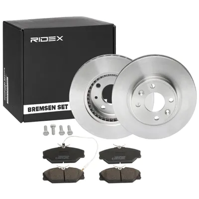 Produktbild von 2X Bremsscheiben + Bremsbeläge Vorne