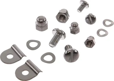 Produktbild von Set: Zierschrauben, Kederklemmen Chrom - Simson KR51 Schwalbe