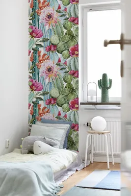 Produktbild von Coloray Fototapete 208x146 cm Latextapete Magicstick - Gartenblumenmuster