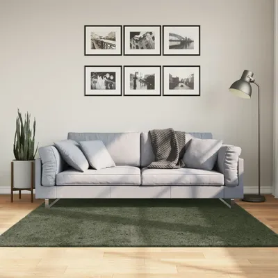 Obrázok produktu pre Koberec HUARTE krátky vlas mäkký umývateľný zelený 160x160 cm